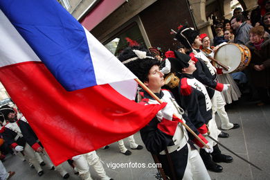 Fiesta de la Reconquista de Vigo 2008 - Representación de la guerra de la Independencia contra los franceses..