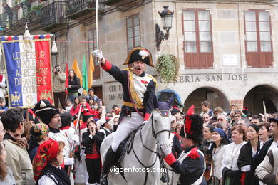 Fiesta de la Reconquista de Vigo 2008 - Representación de la guerra de la Independencia contra los franceses..