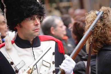 Fiesta de la Reconquista de Vigo 2008 - Representación de la guerra de la Independencia contra los franceses..