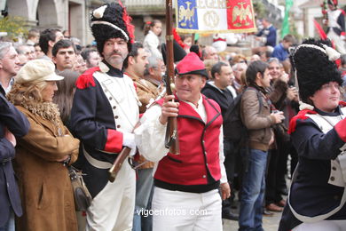 Fiesta de la Reconquista de Vigo 2008 - Representación de la guerra de la Independencia contra los franceses..