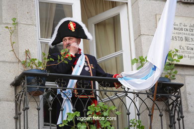 Fiesta de la Reconquista de Vigo 2008 - Representaci�n de la guerra de la Independencia contra los franceses.. 