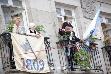 Fiesta de la Reconquista de Vigo 2008 - Representación de la guerra de la Independencia contra los franceses..