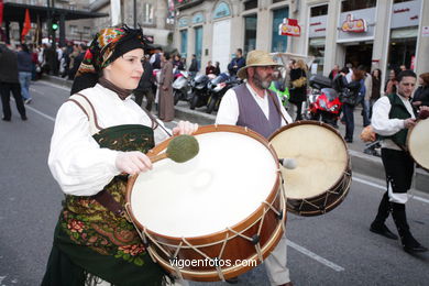 Fiesta de la Reconquista de Vigo 2008 - Representaci�n de la guerra de la Independencia contra los franceses.. 