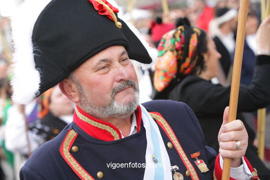 Fiesta de la Reconquista de Vigo 2008 - Representaci�n de la guerra de la Independencia contra los franceses.. 