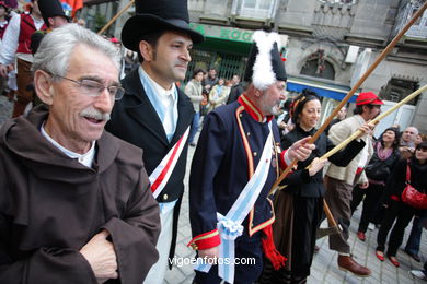 Fiesta de la Reconquista de Vigo 2008 - Representaci�n de la guerra de la Independencia contra los franceses.. 