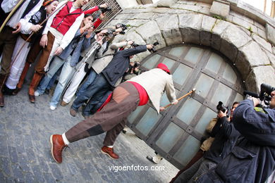 Fiesta de la Reconquista de Vigo 2008 - Representación de la guerra de la Independencia contra los franceses..