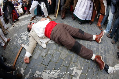 Fiesta de la Reconquista de Vigo 2008 - Representación de la guerra de la Independencia contra los franceses..