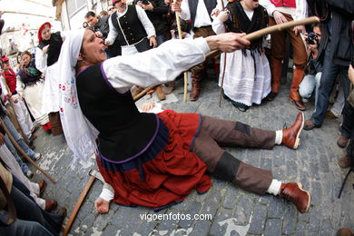 Fiesta de la Reconquista de Vigo 2008 - Representación de la guerra de la Independencia contra los franceses..