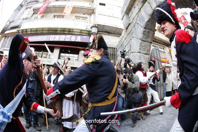 Fiesta de la Reconquista de Vigo 2008 - Representación de la guerra de la Independencia contra los franceses..