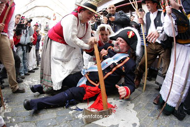 Fiesta de la Reconquista de Vigo 2008 - Representación de la guerra de la Independencia contra los franceses..