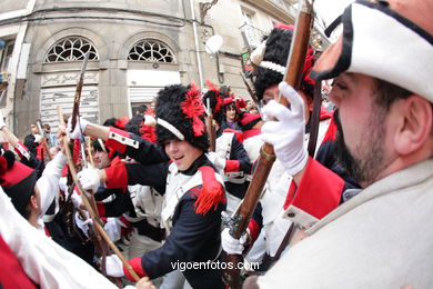 Fiesta de la Reconquista de Vigo 2008 - Representación de la guerra de la Independencia contra los franceses..
