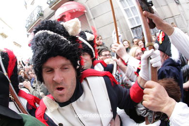Fiesta de la Reconquista de Vigo 2008 - Representación de la guerra de la Independencia contra los franceses..