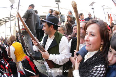 Fiesta de la Reconquista de Vigo 2008 - Representaci�n de la guerra de la Independencia contra los franceses.. 