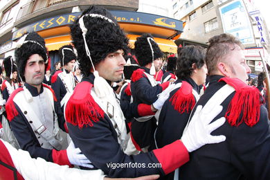 Fiesta de la Reconquista de Vigo 2008 - Representaci�n de la guerra de la Independencia contra los franceses.. 