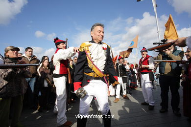 Fiesta de la Reconquista de Vigo 2008 - Representación de la guerra de la Independencia contra los franceses..