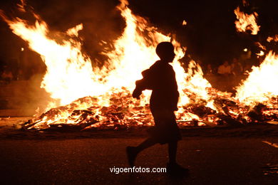 St Juan Bonfire. Bouzas. Vigo. Spain. 