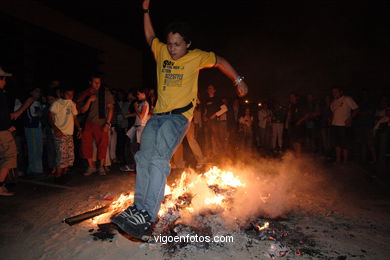 St Juan Bonfire. Bouzas. Vigo. Spain. 