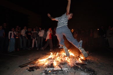 St Juan Bonfire. Bouzas. Vigo. Spain. 