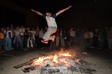 St Juan Bonfire. Bouzas. Vigo. Spain. 