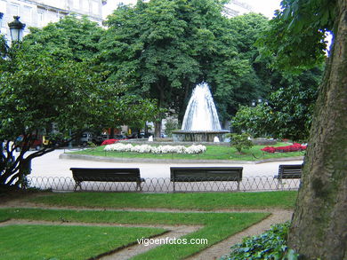 The garden of the Alameda. 
