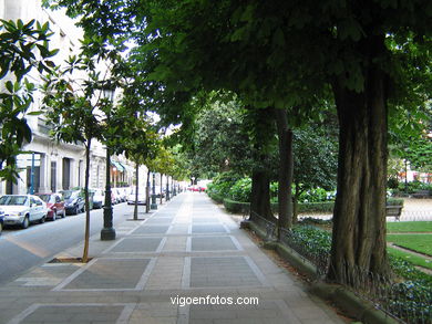 La Alameda (Plaza de Compostela) (Vigo). 
