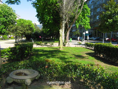 The garden of the Alameda. 