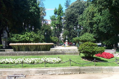 The garden of the Alameda. 