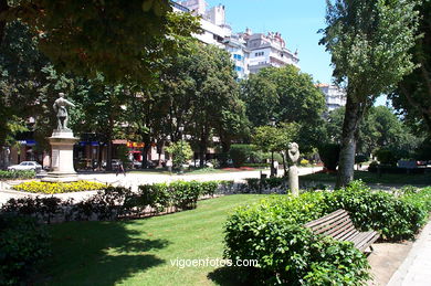La Alameda (Plaza de Compostela) (Vigo).