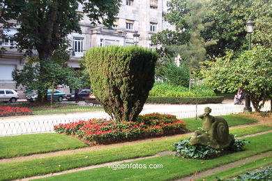 The garden of the Alameda. 
