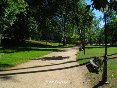 Jardines del parque de Castrelos (Vigo). 