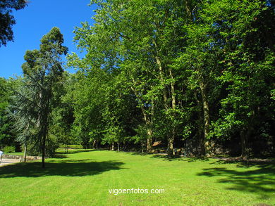 Jardines del parque de Castrelos (Vigo). 