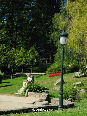 Jardines del parque de Castrelos (Vigo). 