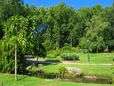 Jardines del parque de Castrelos (Vigo).
