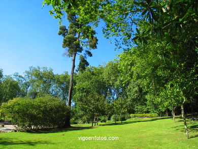 Jardines del parque de Castrelos (Vigo).