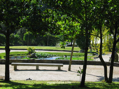 Jardines del parque de Castrelos (Vigo).