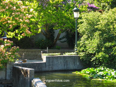 Lago artificial del parque de Castrelos (Vigo).