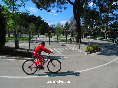 Bicycles and skate park (Vigo).