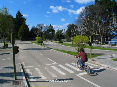 Bicycles and skate park (Vigo).
