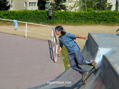 Bicycles and skate park (Vigo).
