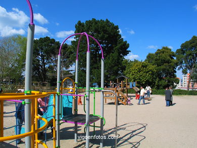 Parques infantiles del parque del Castro.