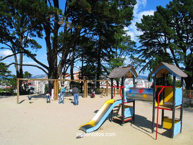 Parques infantiles del parque del Castro. 