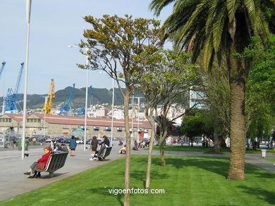 Jardines de Montero R�os - Jardines de Elduayen (As Avenidas) Vigo. 