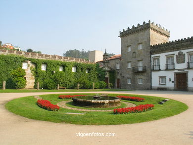 Jardines de acceso del Museo-Pazo Quiñones de León (Vigo).