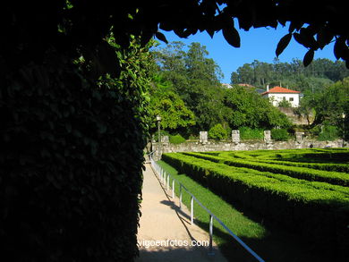 Fench garden - Pazo Qui�ones de Le�n (Vigo). 