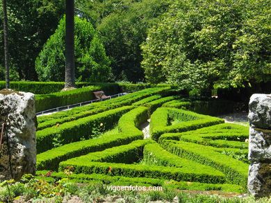 Fench garden - Pazo Qui�ones de Le�n (Vigo). 