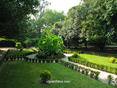 Jardín inglés del Museo-Pazo Quiñones de León (Vigo).