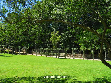Jardín inglés del Museo-Pazo Quiñones de León (Vigo).