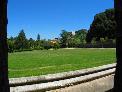 Jard�nes posteriores del Museo-Pazo Qui�ones de Le�n (Vigo). 