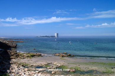 Calzoa (as barcas) beach. 