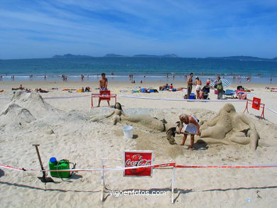 Samil beach. 